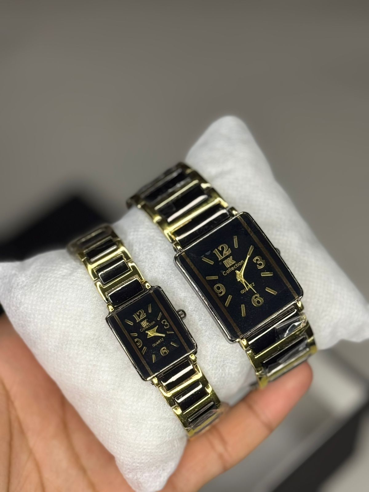 Two Tone Couple Watch