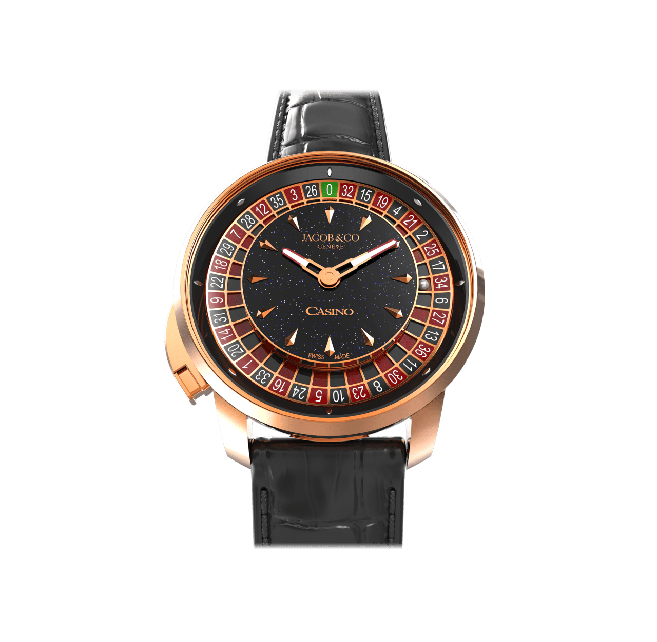 J&Co Casino Watch - Black