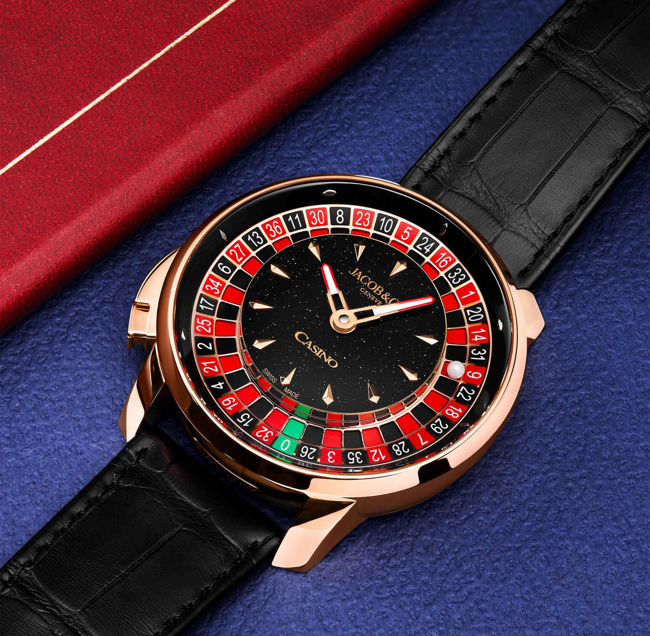 J&Co Casino Watch - Black