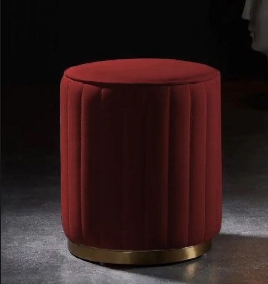 Ottoman Velvet Sofa Stool