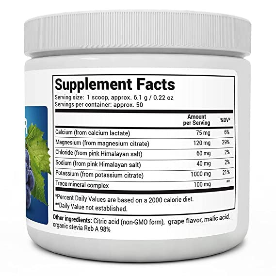 Electrolytes Powder Sugar Free - 50 Servings