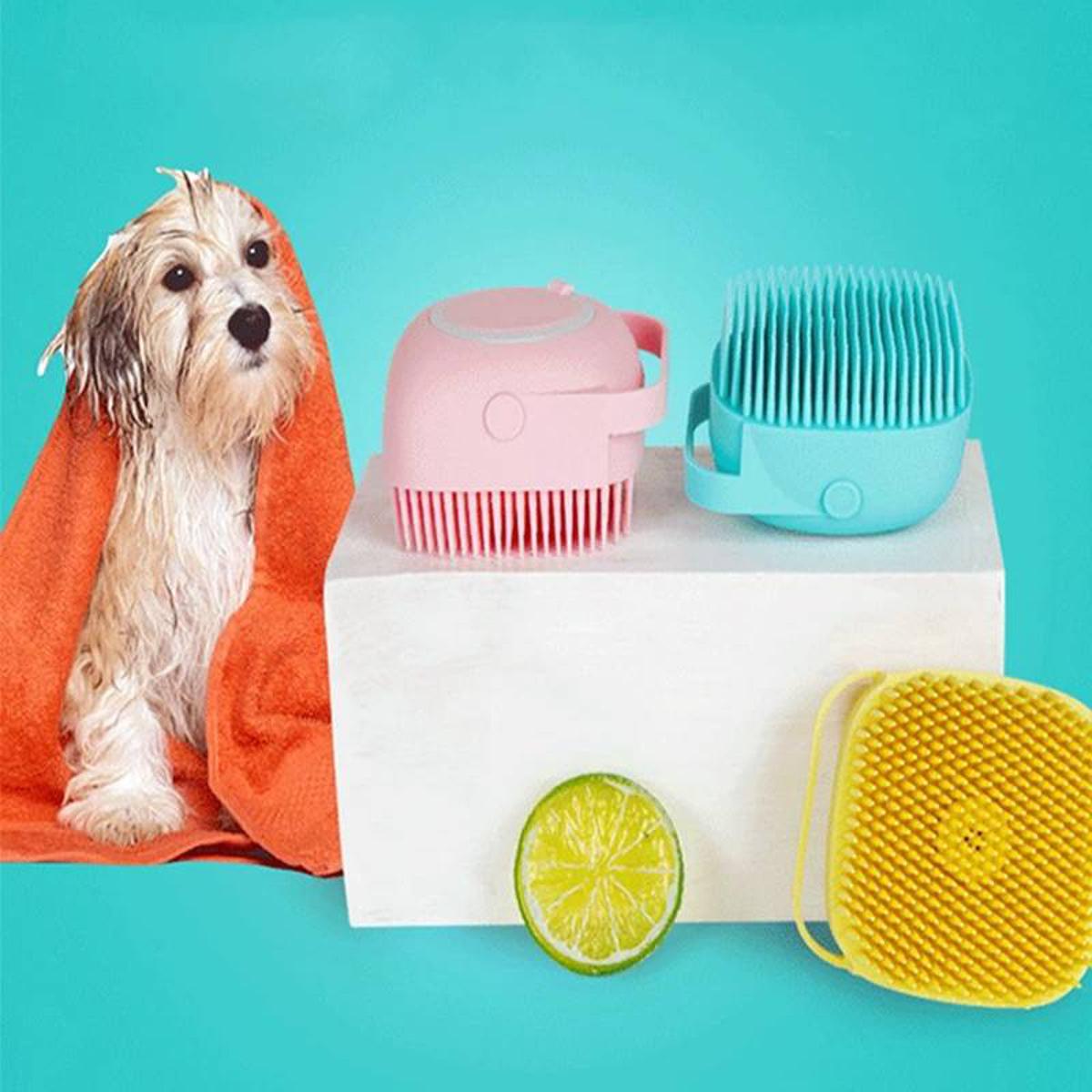 Silicone Bath Comb With Shampoo Box