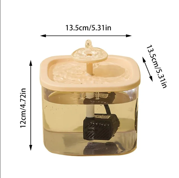 Pet Fountain Water Drinking Well with Filter for Cats & Dogs