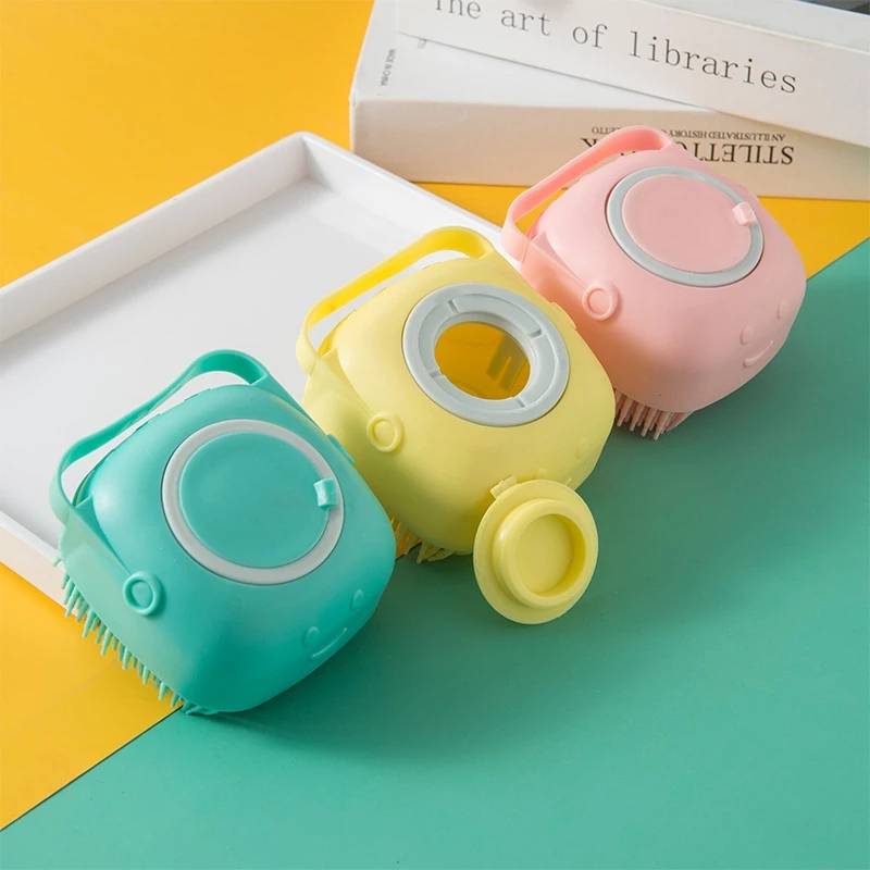 Silicone Bath Comb With Shampoo Box